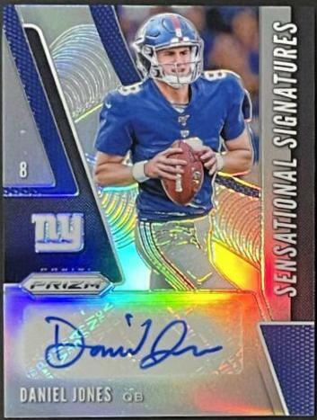 2019 Panini Prizm Sensational Signatures Daniel Jones #SE-DAJ card