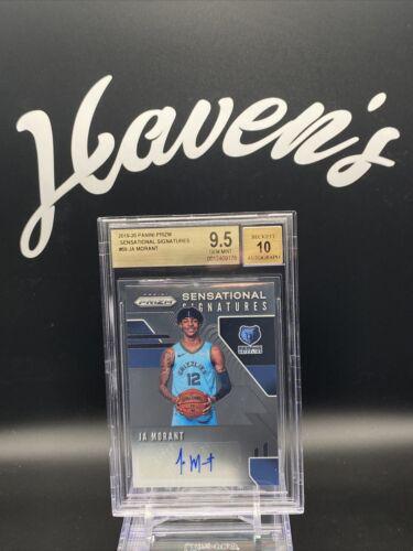2019 Panini Prizm Sensational Signatures JA Morant #SS-JMT card