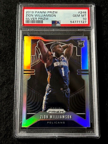 2019 Panini Prizm Zion Williamson [Silver Prizm] #248 card