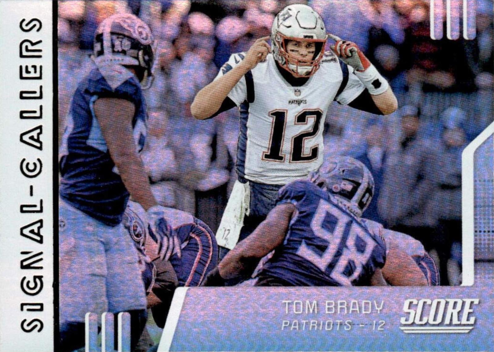 2019 Panini Score Signal Callers Tom Brady #SC-2 card