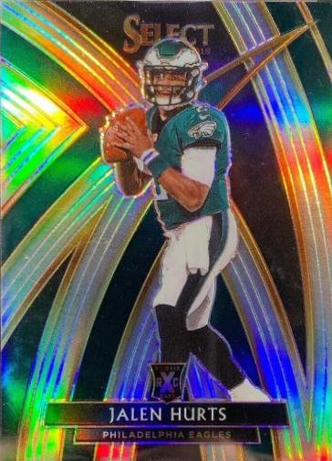 2019 Panini Select Jalen Hurts [2020 XRC Prizm Redemption] #305 card