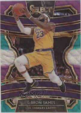 2019 Panini Select LeBron James [Tri Color Prizm] #47 card
