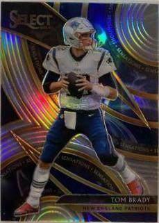 2019 Panini Select Sensations Tom Brady [Prizm] #16 card