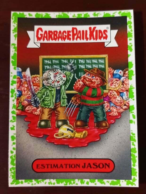 2019 Revenge of the Horror-ible Estimation JASON [Green] #5b card