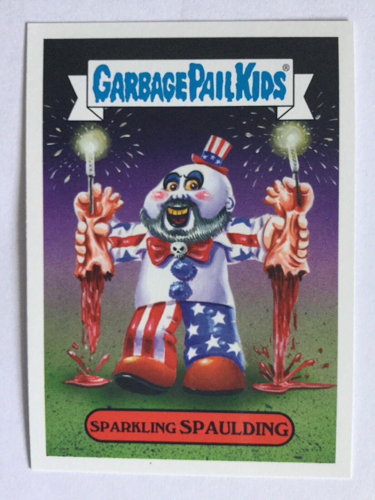 2019 Revenge of the Horror-ible Sparkling SPAULDING #5a card