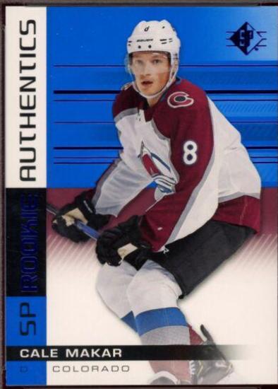 2019 SP Cale Makar [Blue] #114 card