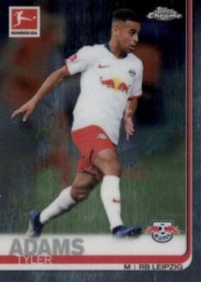 2019 Topps Chrome Bundesliga Tyler Adams #89 card