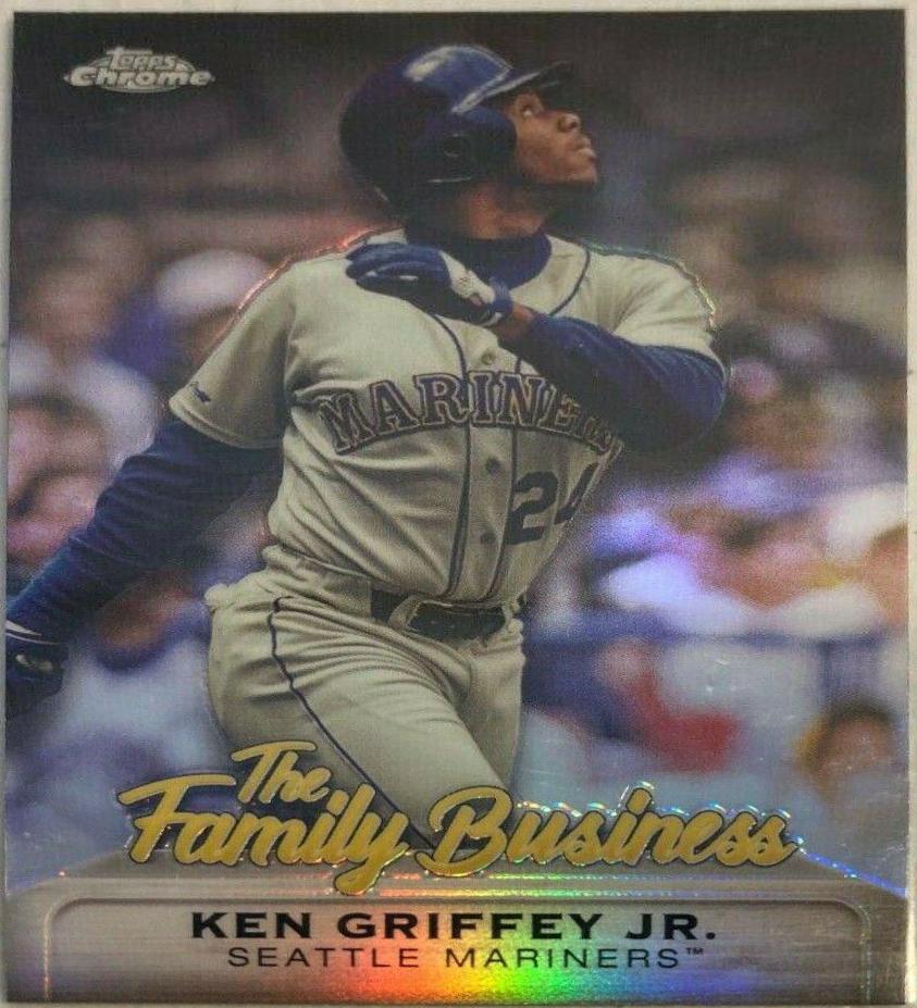 2019 Topps Chrome the Family Business Ken Griffey Jr. #FBC-1 card