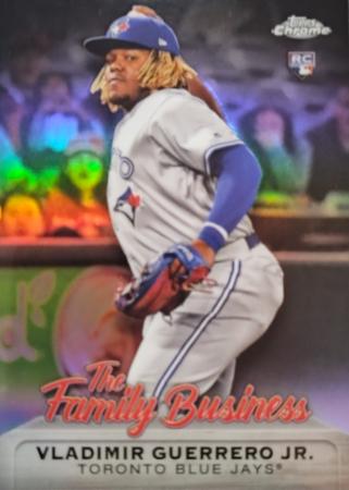 2019 Topps Chrome the Family Business Vladimir Guerrero Jr. #FBC-19 card
