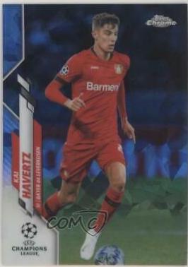 2019 Topps Chrome UEFA Champions League Sapphire Kai Havertz #21 card