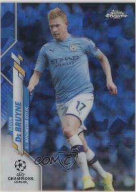 2019 Topps Chrome UEFA Champions League Sapphire Kevin De Bruyne #19 card