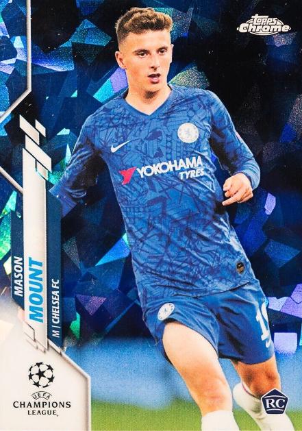 2019 Topps Chrome UEFA Champions League Sapphire Mason Mount #30 card