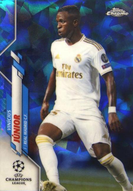 2019 Topps Chrome UEFA Champions League Sapphire Vinicius Junior #33 card