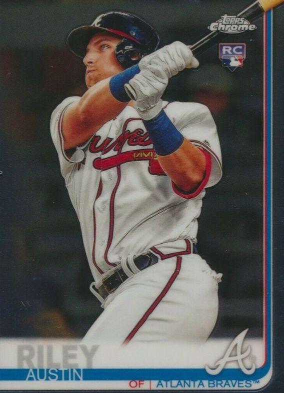 2019 Topps Chrome Update Austin Riley #37 card