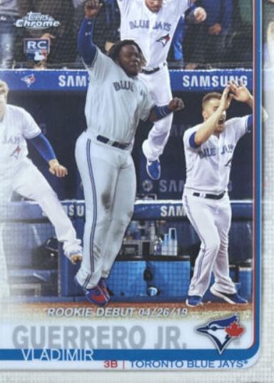 2019 Topps Chrome Update Vladimir Guerrero Jr. #58 card
