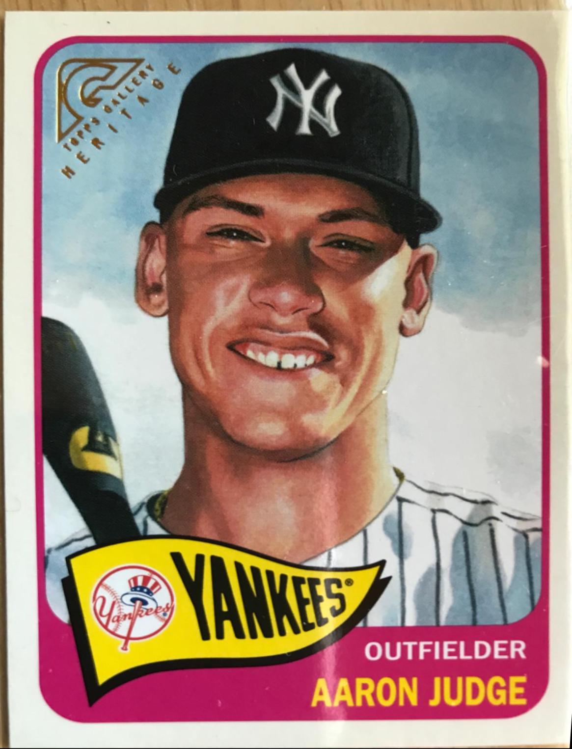 2019 Topps Gallery Heritage Aaron Judge #HT-22 card