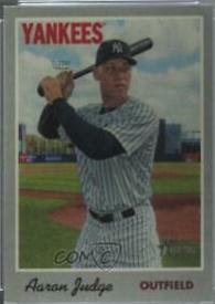 2019 Topps Heritage 1970 Cloth Stickers Aaron Judge #1 card