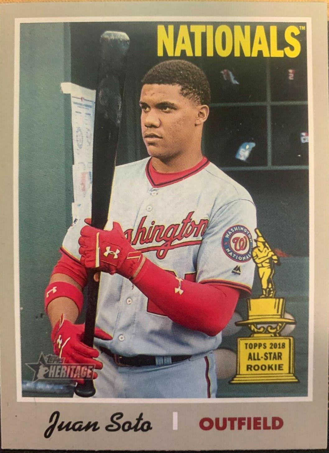 2019 Topps Heritage Juan Soto #481 card