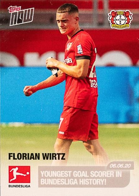 2019 Topps Now Bundesliga Florian Wirtz #170 card