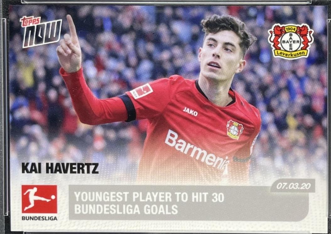 2019 Topps Now Bundesliga Kai Havertz #141 card