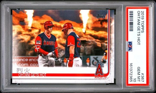 2019 Topps Ohtani Gets Hot #367 card