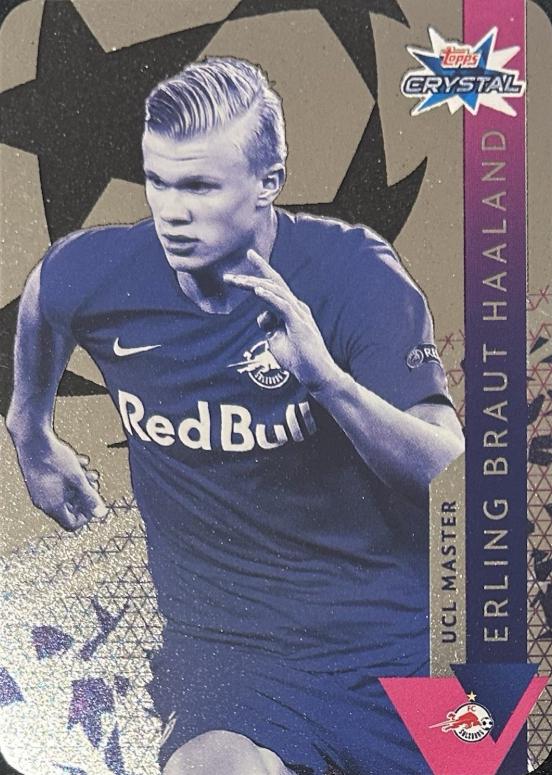 2019 Topps UEFA Champions League Crystal Erling Haaland #113 card