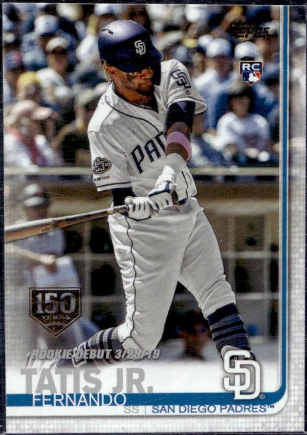 2019 Topps Update Fernando Tatis Jr. [150th Anniversary] #US56 card