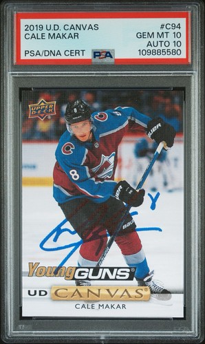 2019 Upper Deck Canvas Cale Makar #C94 card