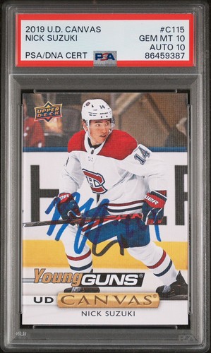 2019 Upper Deck Canvas Nick Suzuki #C115 card