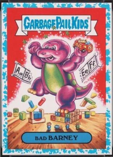2019 We Hate the 90s Bad BARNEY [Light Blue] #17a card