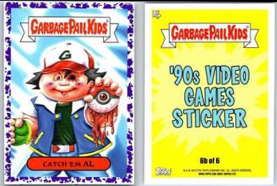 2019 We Hate the 90s Catch 'Em AL [Purple] #6b card