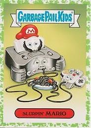 2019 We Hate the 90s Slurpin' MARIO [Green] #5b card