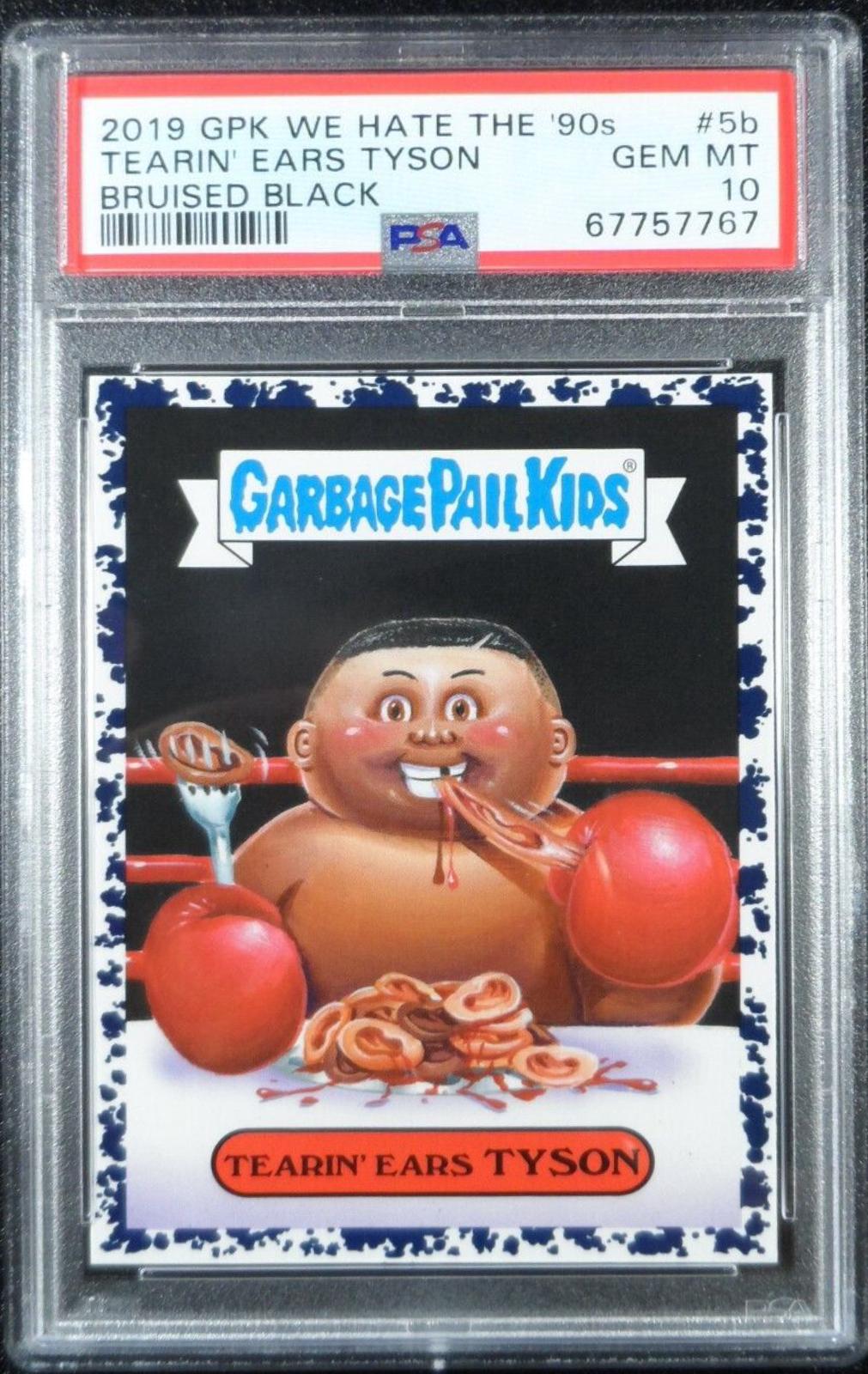 2019 We Hate the 90s Tearin' Ears TYSON [Black] #5b card