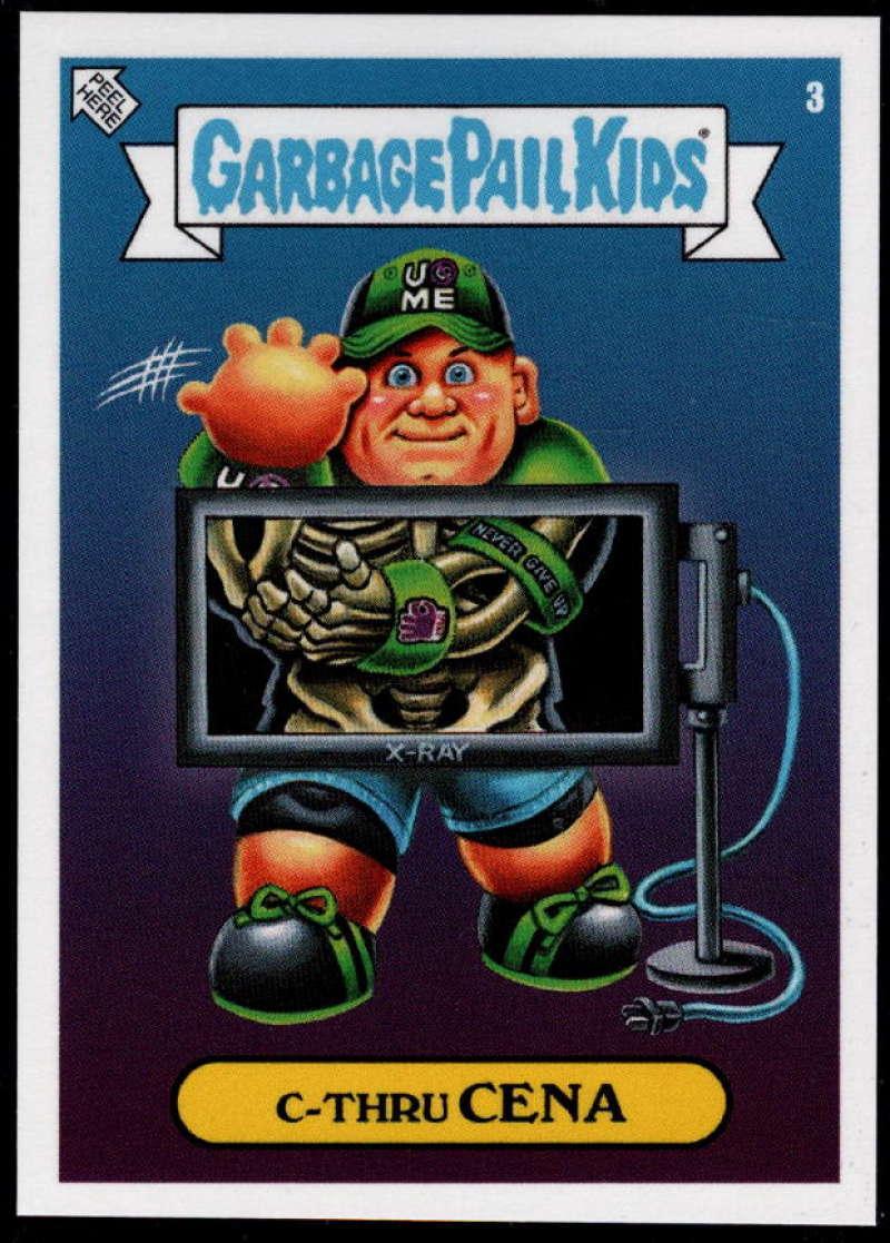 2019 WWE x GPK C Thru Cena #3 card