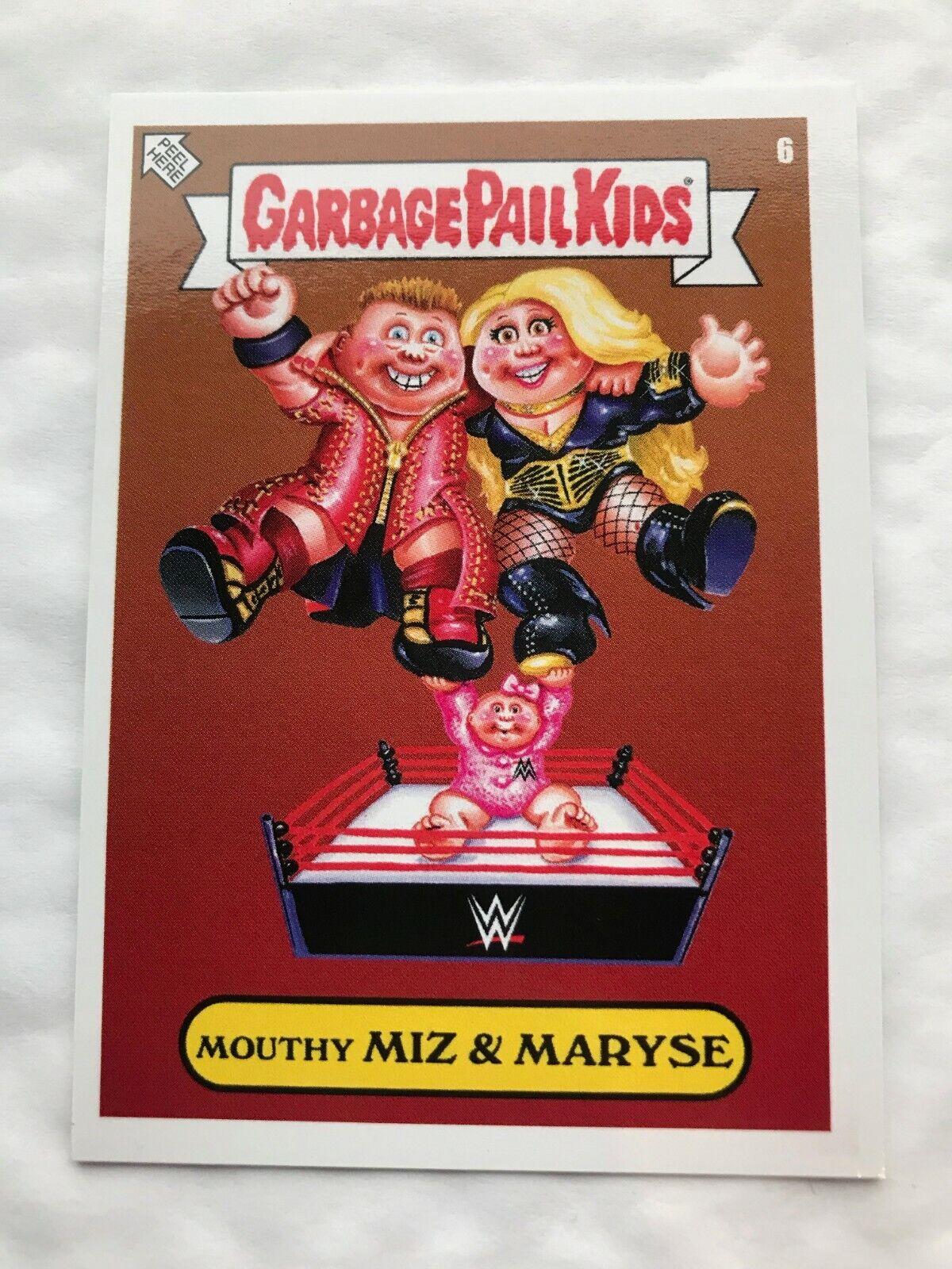 2019 WWE x GPK Mouthy Miz & Maryse #6 card