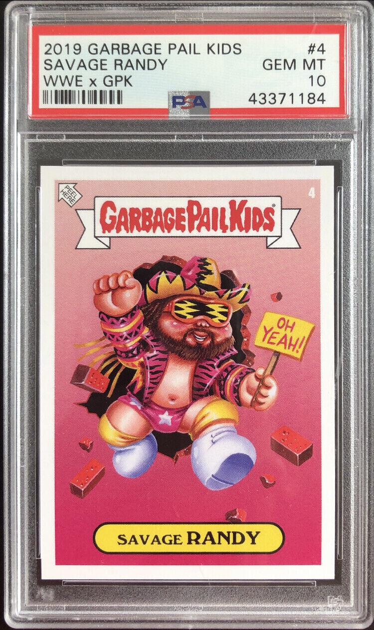 2019 WWE x GPK Savage Randy #4 card