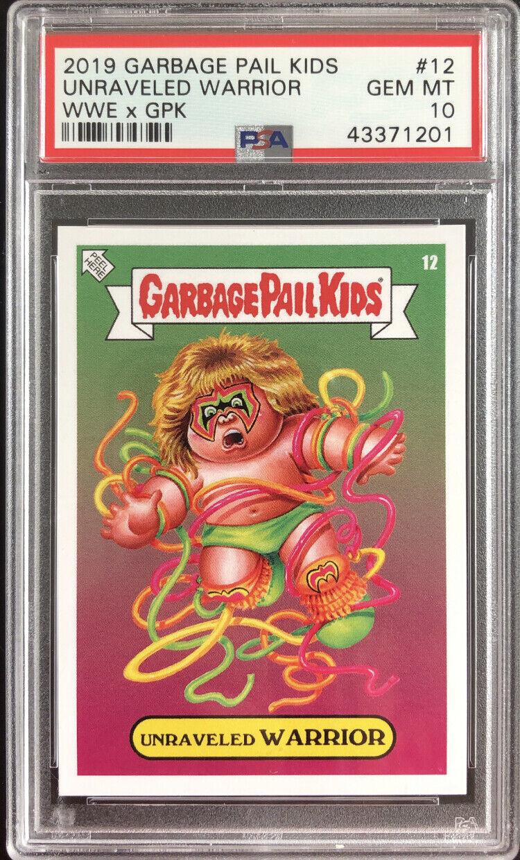 2019 WWE x GPK Unravelled Warrior #12 card