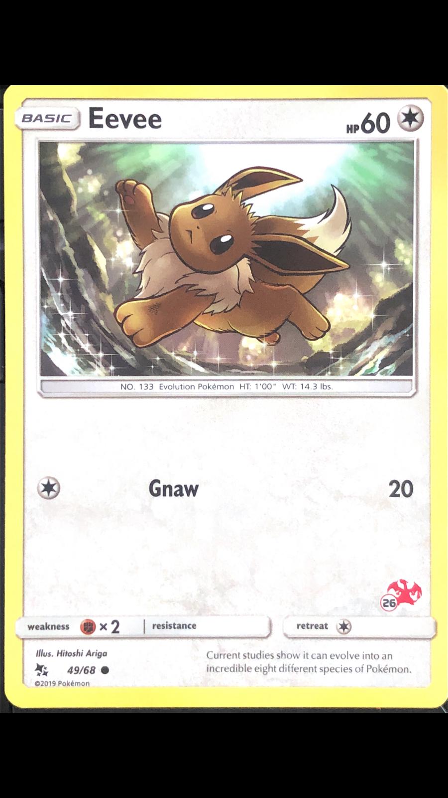 2020 Battle Academy Eevee #26 card