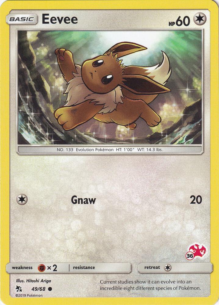 2020 Battle Academy Eevee #36 card
