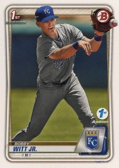 2020 Bowman 1st Edition Bobby Witt Jr. #BFE-25 card
