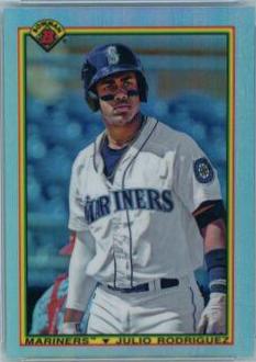2020 Bowman Chrome 1990 Julio Rodriguez #90BJR card