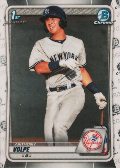 2020 Bowman Chrome Prospects Anthony Volpe #BCP-139 card