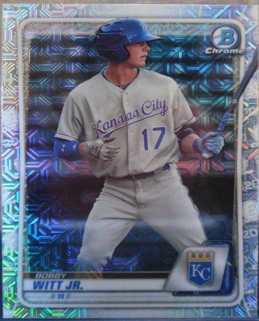 2020 Bowman Chrome Prospects Bobby Witt Jr. [Mega Box Mojo Refractor] #BCP-160 card