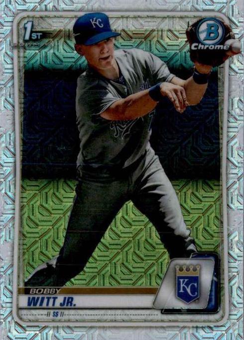 2020 Bowman Chrome Prospects Bobby Witt Jr. [Mega Box Mojo Refractor] #BCP-25 card