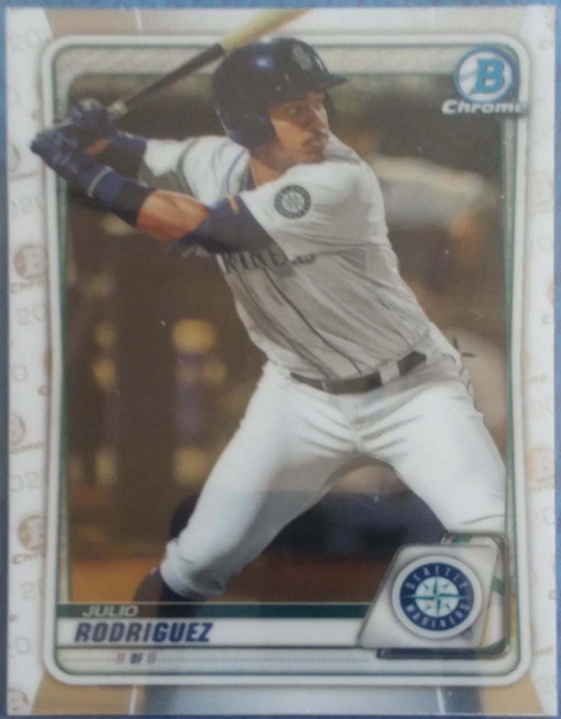 2020 Bowman Chrome Prospects Julio Rodriguez #BCP-19 card
