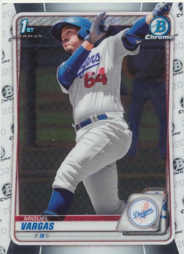 2020 Bowman Chrome Prospects Miguel Vargas #BCP-131 card