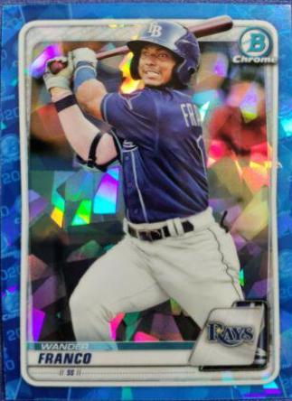 2020 Bowman Chrome Prospects Sapphire Wander Franco #BCP-1 card