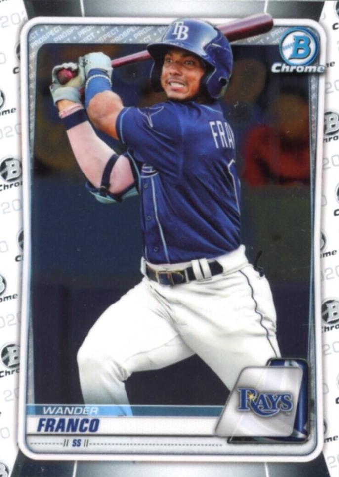 2020 Bowman Chrome Prospects Wander Franco #BCP-1 card
