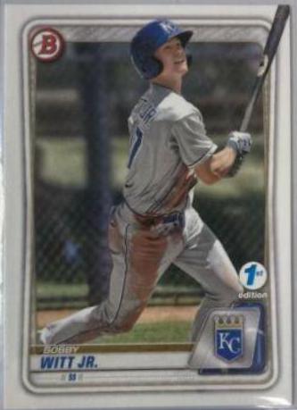 2020 Bowman Draft 1st Edition Bobby Witt Jr. #BD-152 card
