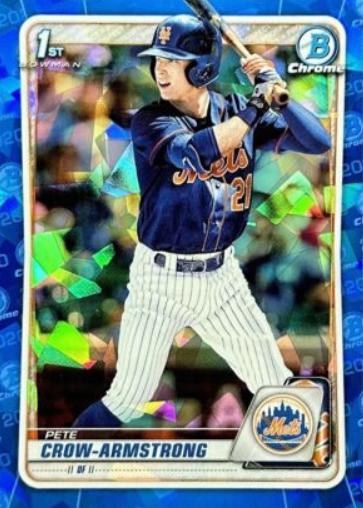 2020 Bowman Draft Sapphire Pete Crow Armstrong #BD-72 card